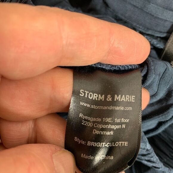 Storm & Marie Brigit Wide Ribbed Culottes Sz M - Picture 6 of 6